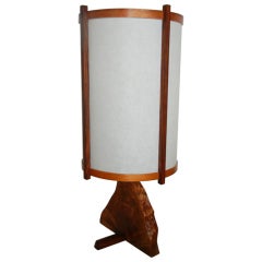 George Nakashima Large Table Lamp