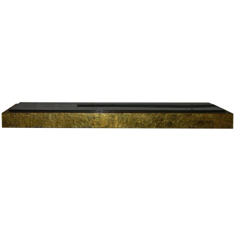Paul Evans 8
 Custom Bronze Wall Hanging Console