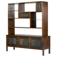 Edward Wormley for Dunbar "Print Block" Wall Unit