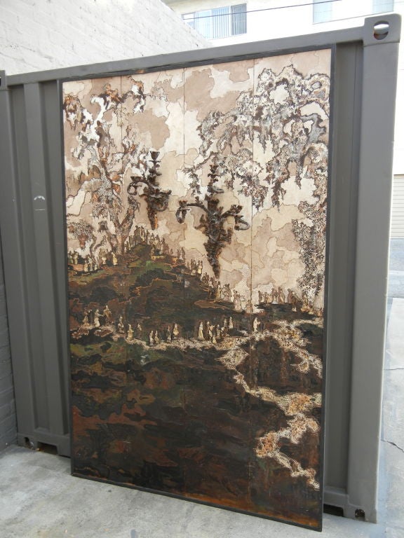 Important Billy Haines Paravan from Jack Warner's Bel Air Estate