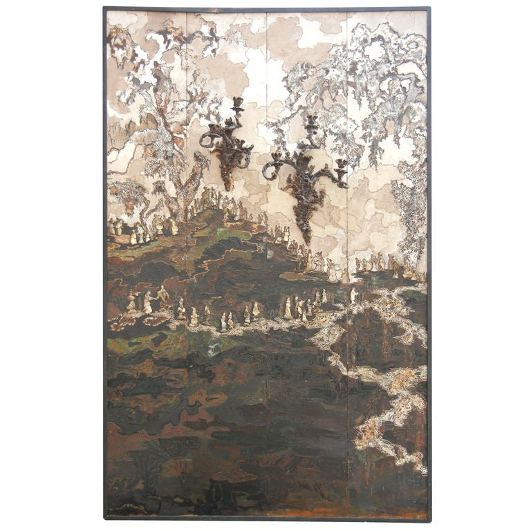 Important Billy Haines Paravan from Jack Warner
s Bel Air Estate