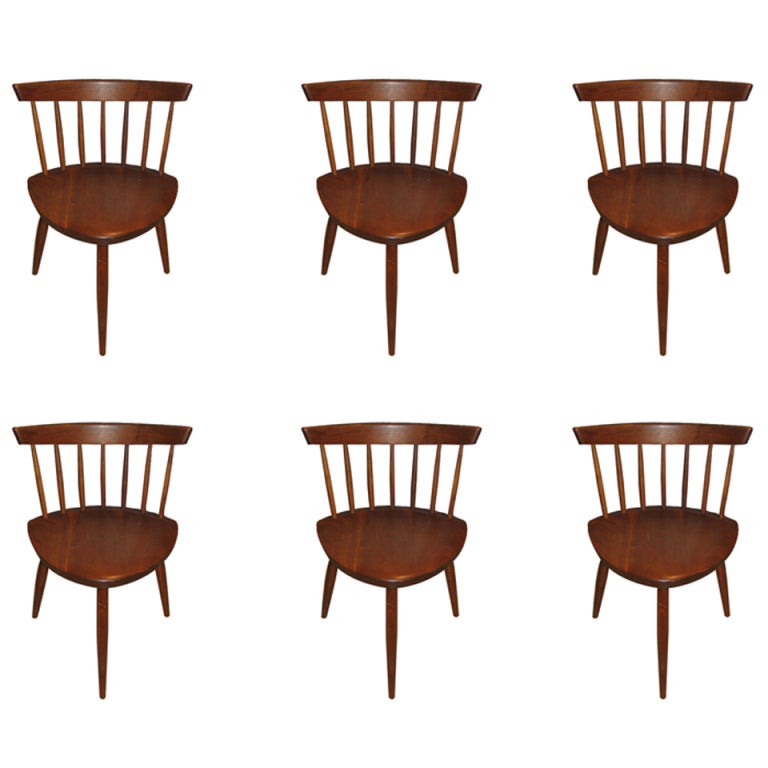 George Nakashima "Mira" Chairs Set of Six