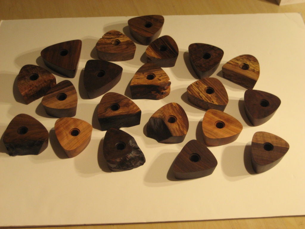 Mira Nakashima Candleholders Collection of 20 For Sale 1