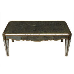 Marchand Oxidized Antique Mirror Cocktail Table