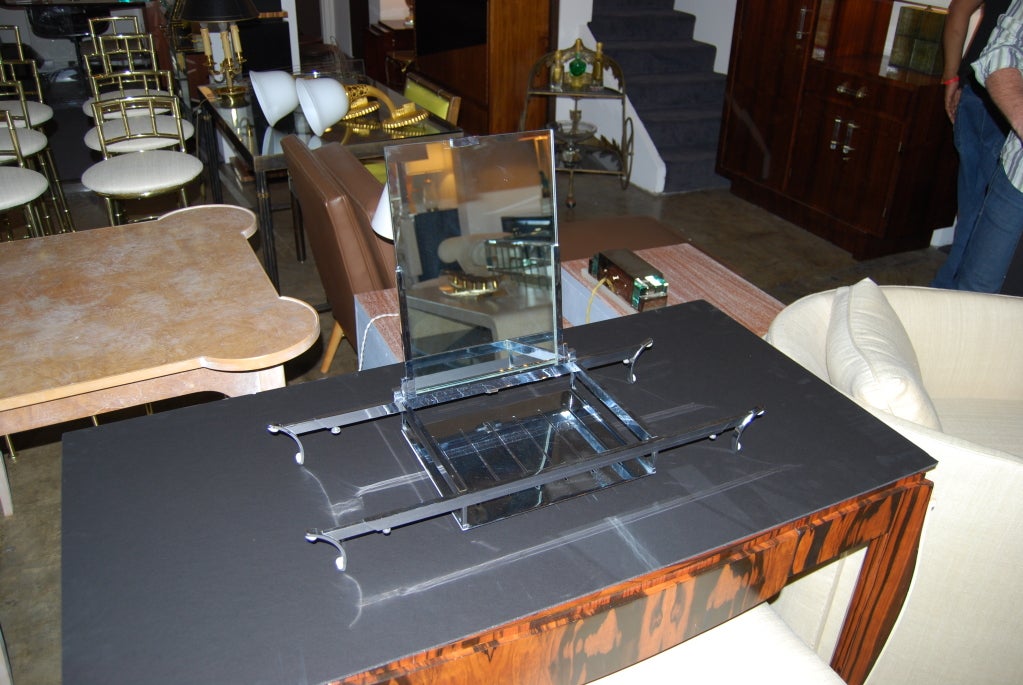 Mid-20th Century Jacques Adnet Bath Vanity For Sale