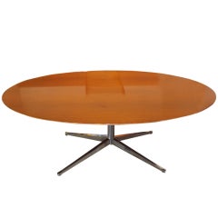 Florence Knoll Elliptical Table in Walnut