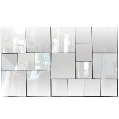 Neal Small Multi Plane "Slopes" Wall Mirror