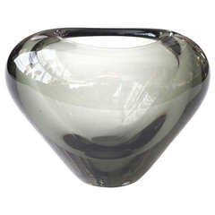 A Stylish Danish 'Menuet' Vase by Per Lutken for Holmegaard Glassworks