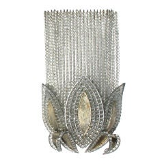 An Exceptional French Art Deco Wall Light Attributed; Bagues