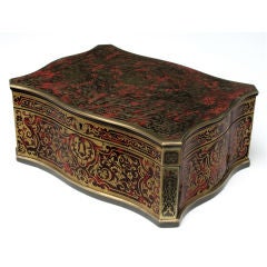 A Large-Scaled French Louis Philippe Boulle-Work Dressing Box