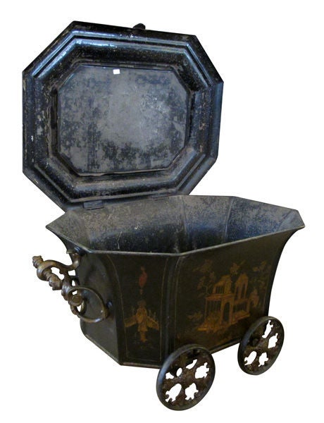 antique coal bin