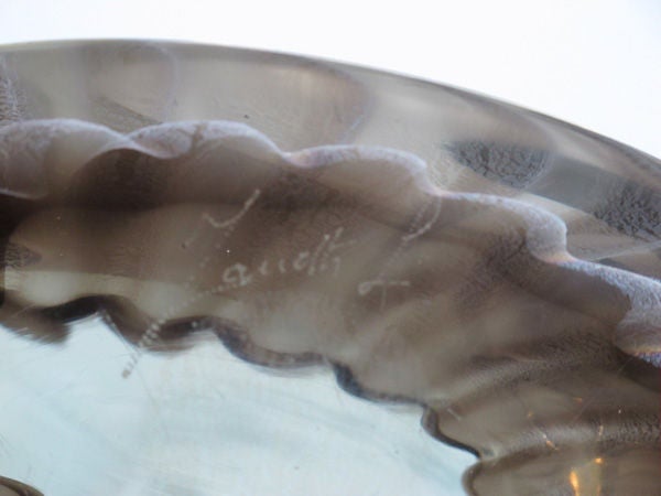 A Charming American Hand-Blown 1960's Glass Great Horned Owl 4