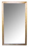 A Large-Scaled French Napoleon III Rectangular Giltwood Mirror