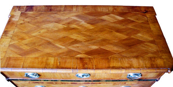 An Elegant Pair of Swedish Gustavian Elm & Cherrywood Chests