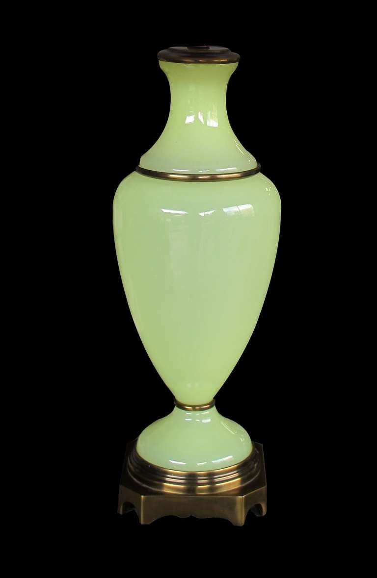 chartreuse table lamp