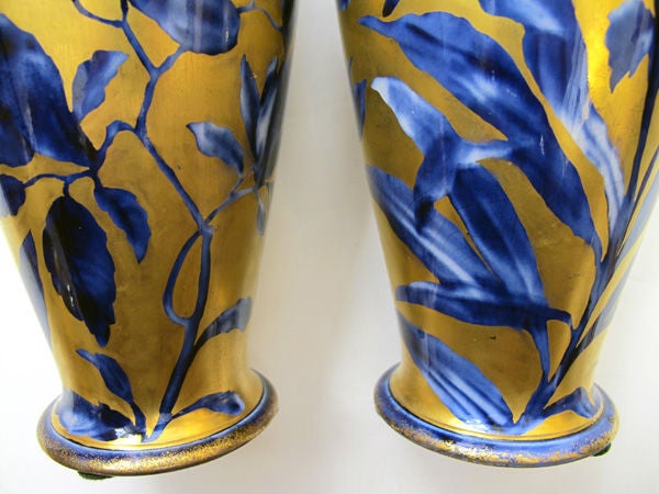 fine cobalt vase