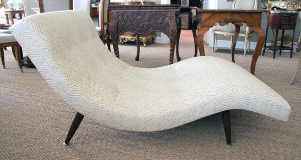 s shaped chaise lounge