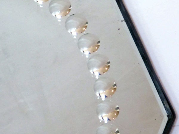 A Shimmering English Art Deco Octagonal Tray or Wall Mirror