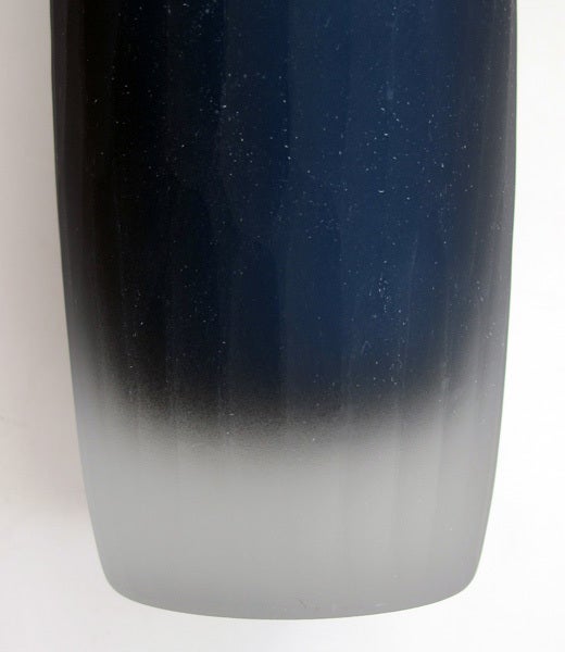 Mid-20th Century An Elegantly Shaped Pair of Swedish Midnight-Blue Vases