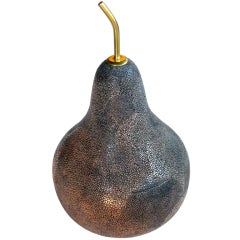 A Shagreen-Covered Pear-Shaped Lidded Box by Maitland Smith