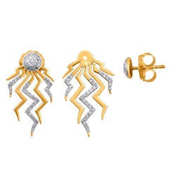 Front and Back Diamond Earrings Front and Back Diamond Earrings