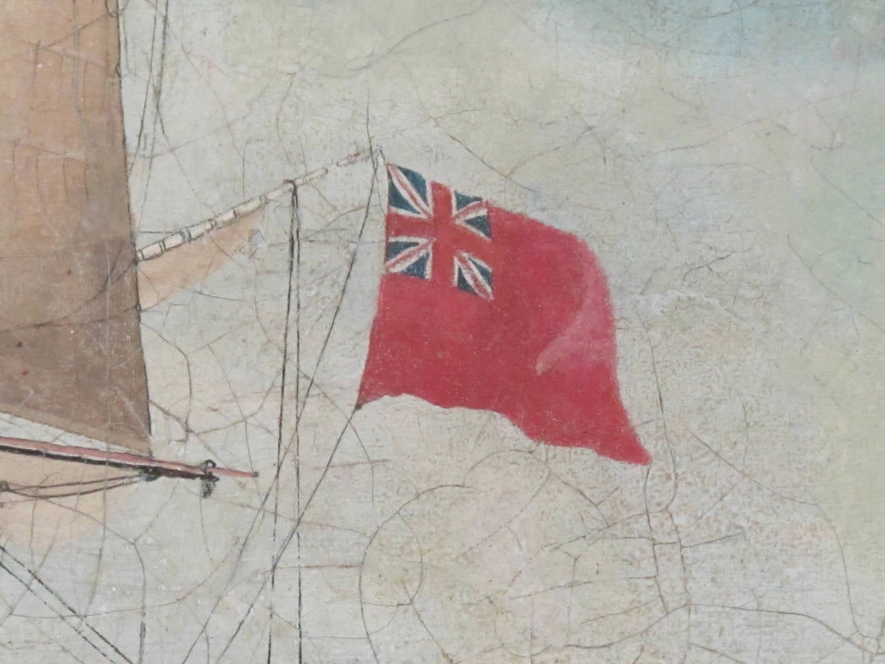 English Oil Painting of a Schooner; Signed & Dated 'W.Pike 1835'