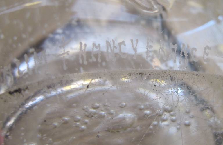 Pair of French Vases with Controlled Bubbles; Etched 'Daum-Nancy France' 1