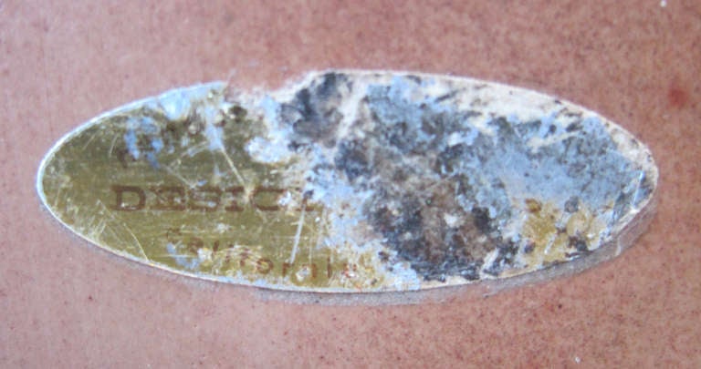 A Robust Set of 3 American 1960's Brown Stoneware Vases; by Designs West