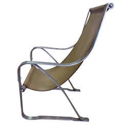 A Rare American Machine Age Art Deco Spring Chair by John McKay