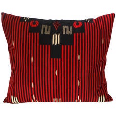 Large Mexican Indian Weaving Pillow