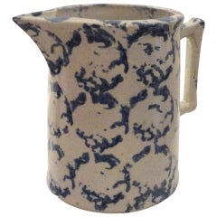 19th Century Spongeware Pitcher from Pennsylvania 12