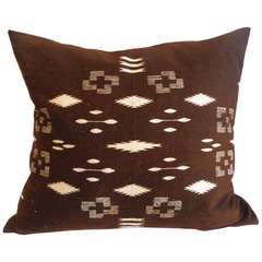Amazing 19th Century Mexican Tex Coco Indian Weaving Pillow