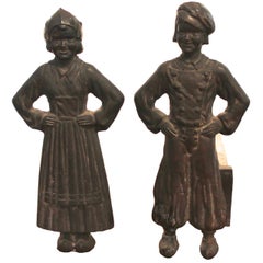 Hansel and Gretel Figural Andirons