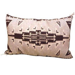 Two Grey Hills Navajo Weaving Pillows