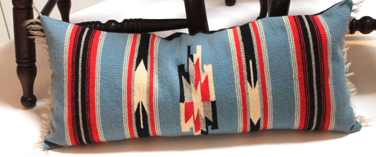 Adirondack Chimayo Mexican Indian Weaving Bolster Pillows