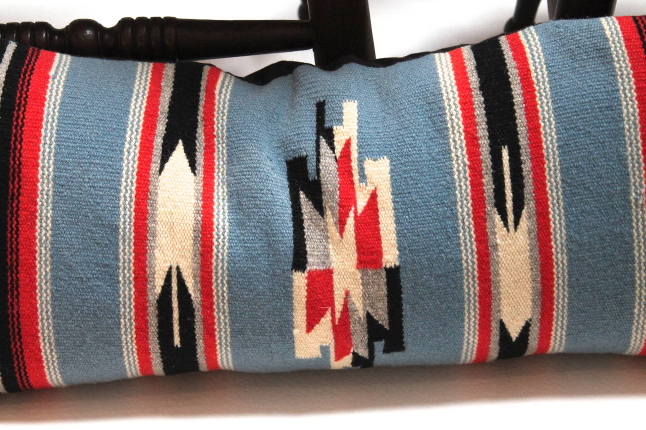 American Chimayo Mexican Indian Weaving Bolster Pillows