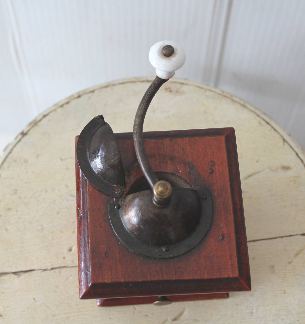 Woodwork Rare Miniature 19th Century Salesman's Sample Coffee Grinder