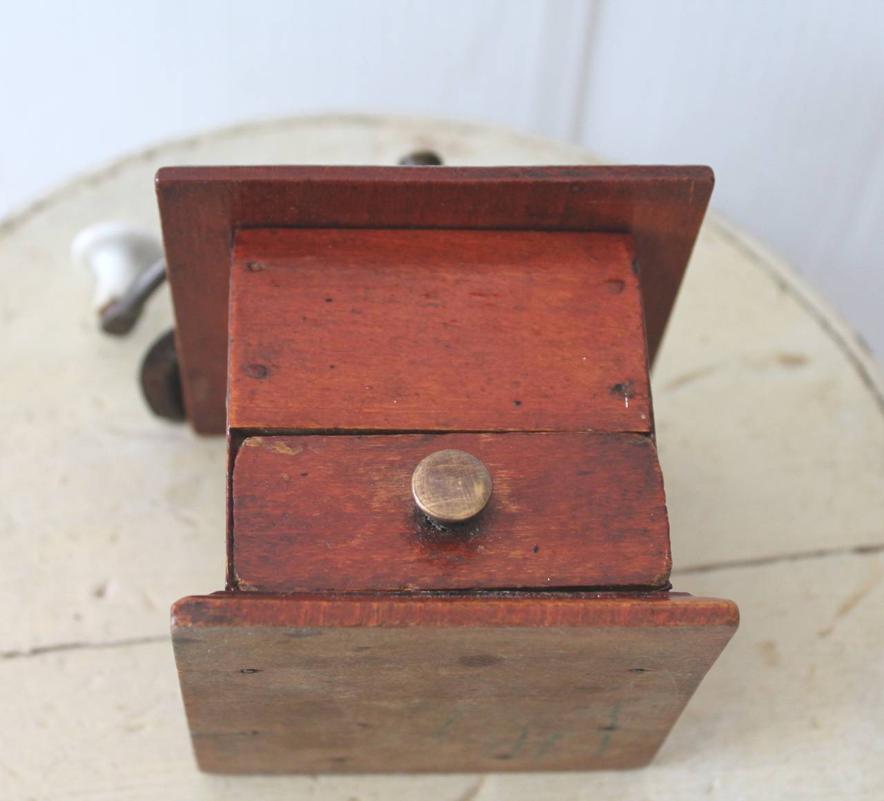 Rare Miniature 19th Century Salesman's Sample Coffee Grinder 1