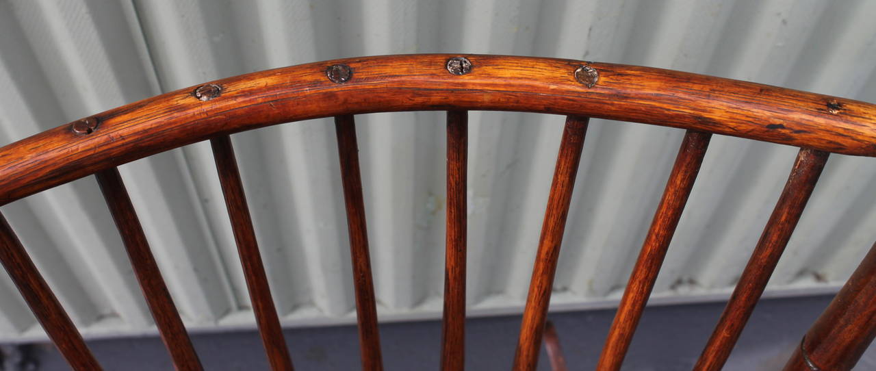 Mid-19th Century 19th Century Windsor Rocking Chair from Pennsylvania