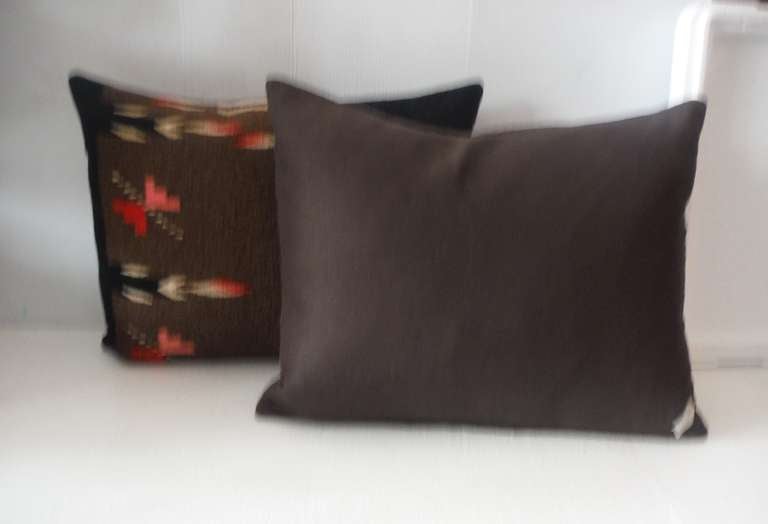 20th Century Early 20thc TexCoco  Mexican Indian Weaving Pillows