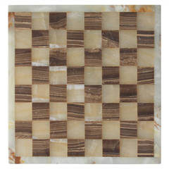 Early 20th Century Tri-Colored Marble Game Board