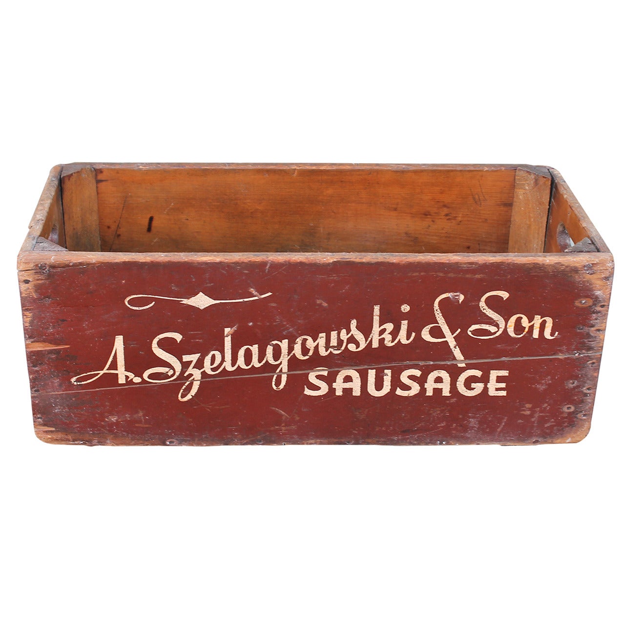 "A.Szelagowski & Son Sausage, " Advertising Box