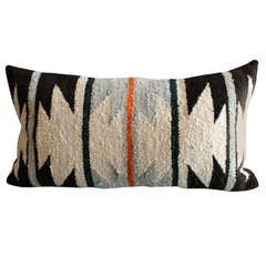 Navajo Geometric Indian Weaving Bolster Pillow 2