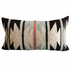 Navajo Geometric Indian Weaving Bolster Pillow