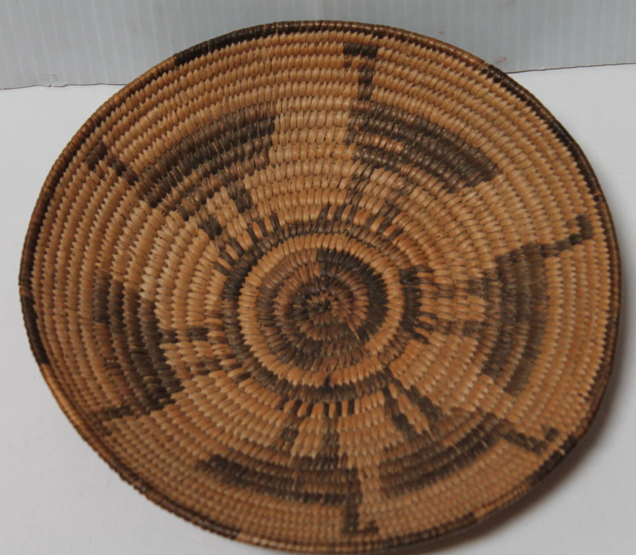 Native American Papago Indian Pictorial Basket or Tray