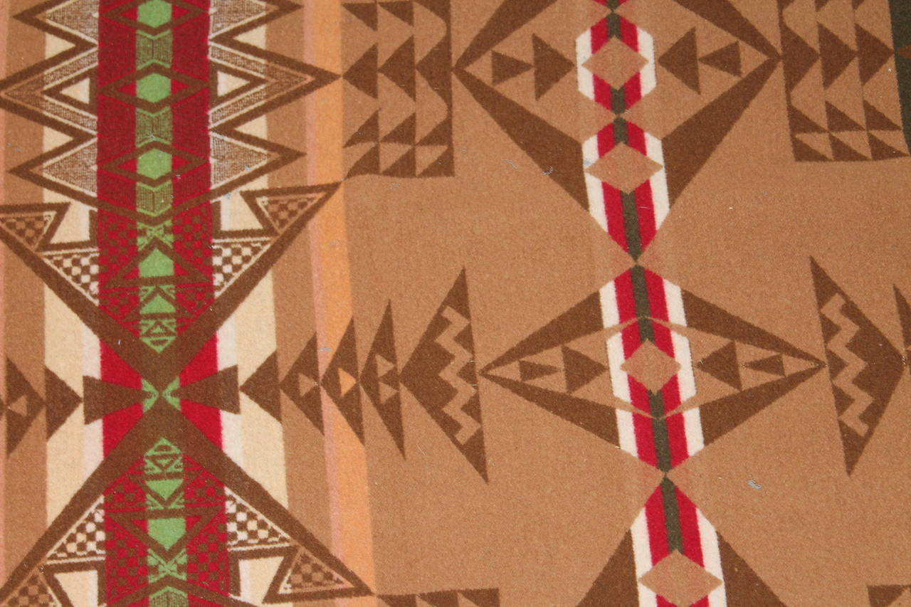 Adirondack Early Dated 1909 Cayuse Pendleton Indian Design Blanket