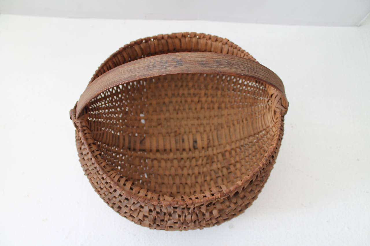 19th Century Fantastic Hiney Basket from Pennsylvania