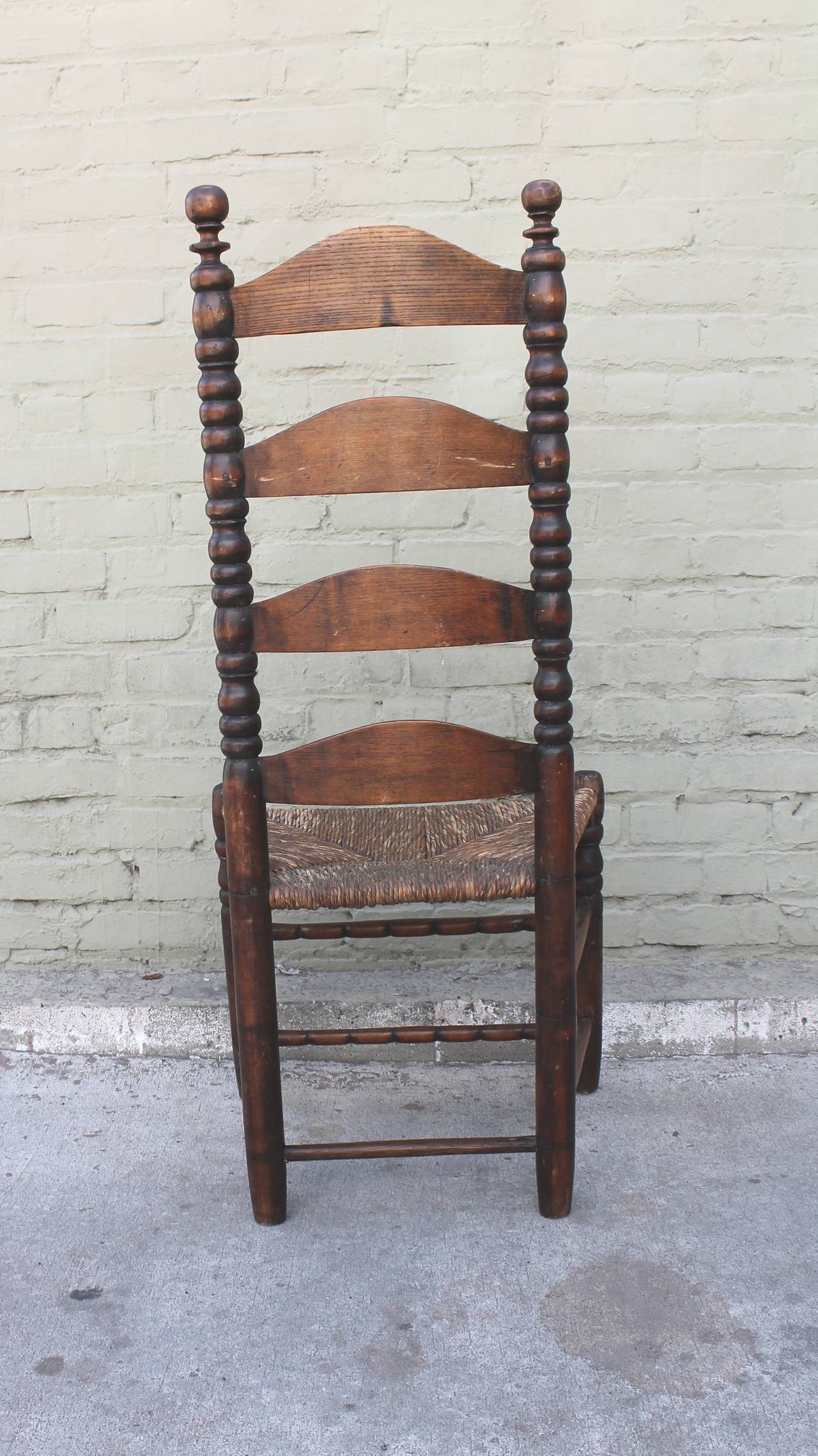 antique ladder back chairs