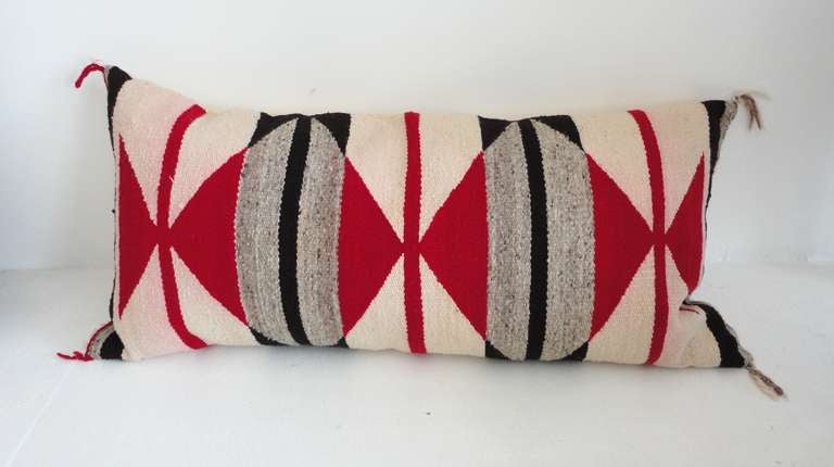 Mid-20th Century Navajo Indian Weaving Bolster Pillows /Collection of 4