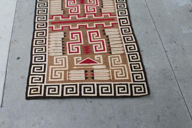 American Early 20th Century Navajo Indian Weaving Rug